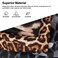 GORTIN Boho Headbands Black Yoga Leopard Hair Bands Stretch Wide Head Bands Twist Turban Knot Sweatbands Elastic Hair Wraps for Women and Girls Pack of 4