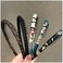 LOVEF 5 Pieces Women's Girls Fashion Headband with Resin Plastic Teeth Comb Hairband Hair Hoop