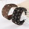 Leadigol 3 Pcs Lace Wide Floral Pearl Embroidery Headbands for Women, Crystal Korean Trendy Simple Flower Headwear