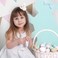 Easter Headbands Bunny Hair Bands for Women Girls Kids, Cute White Rabbit Pink Ears Hair Accessories Easter Day Decoration Headdress Party Supplies Gift Hair Hoop 1 Pcs