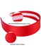 Wecoe Red Silk Satin 1.6 Inch Wide Non-Slip Headband - Solid Fashion Hair Accessory for Women, Girls, DIY Holidays (Diademas Para Mujer Gifts)