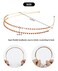 Wecoe Headband 4 Pack - Red Rhinestone Flower Girl Bridal Wedding Headband Crystal Headpiece Flower Leaf Butterfly Metal Headband for Women Girls Gifts