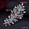 2 PCS Rhinestone Headband, Elegant Wedding Headpiece for Bride, Sparkling Bridal Hair Accessories