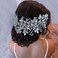 Wedding Headpiece for Bride, Bridal Headband Rhinestone Wedding Hair Accessories