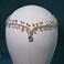 Wedding Headpiece for Bride, Rhinestone Bridal Headband, Hair Accessories for Brides and Bridesmaids(Gold)