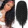 G&amp;T Wig Headband Wigs for Black Women Wet and Wavy Headband Wig Curly Wave Synthetic Wigs Glueless Heat Resistant Long Wigs for Daily Party Use (24 inches)