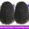 Water Wave Headband Wig Human Hair Glueless None Lace Headband Wig Brazilian Human Hair Machine Made Curly Wigs for Black Women, Short Wigs Kinky Curly Weave 100% Unprocessed Hair 150% Density 12 Inch