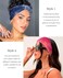 Artilady 7'' Wide Headbands for Women Tie Dye - Large Soft Cloth Headwrap Elastic Stretchy Head Bands Boho Turban Hair Bands Non Slip Hair Accessories 6 PCS