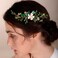 Green leaf Flower Hair Piece Bridal Hair Comb for Bride Bridesmaid Bride Hair Accessories Wedding Headband