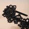 Hairband, Black Pearls Headband, Pearls Crystal Rhinestone Wedding Hair Piece, for Bridal Women and Girls