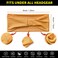 12 Pack Wide Headbands for Women No slip Stretchy Boho Hair Bands, Soft Elastic Yoga Workout Running Thick Wicking Sweat Bands Solid colors Head Wrap