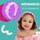 WOVOWOVO Headbands for Girls 6 Packs Girls Headbands Glitter Toddler Hair Accessories, Cute Kids Head Bands for Ages 4-12, Sweet Bow Heart Star Shape Hairbands