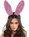 Women Girls Bunny Headband Sequins Rabbit Ear Hairband Halloween Cosplay Costume Party Hairband Accessories