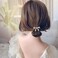 4Pcs Elegant Pearl Rhinestone Hair Bow Ties Hair Scrunchies Stretch Hair Ropes Accessories for Women and Girls Ponytail Holder