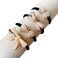 4Pcs Elegant Pearl Rhinestone Hair Bow Ties Hair Scrunchies Stretch Hair Ropes Accessories for Women and Girls Ponytail Holder
