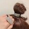 Rhinestone Glitter Ponytail Holder Hair Cuffs Elastic Hair Tie Band for Women Girls Scrunchies, Pack of 2