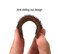 Leather Ponytail holder,Leather Hair Ties,Ponytail,Braid Holder,Long Hair Accessories,Handmade,Crazy Horse Leather (coffee color)