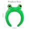 YARIEW Frog Ears Headband Plush Animal Ears Headband Frog Headband Spa Face Wash Headband Cute Ears Head Band Frog Costume Party Hair Accessories for Adult Women Kids