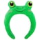 YARIEW Frog Ears Headband Plush Animal Ears Headband Frog Headband Spa Face Wash Headband Cute Ears Head Band Frog Costume Party Hair Accessories for Adult Women Kids