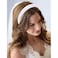 YISSION 1PC Sparkly Sequin Headband for Women Girls Non Slip White Star Head Band Glitter Jeweled Hairband Fashion Padded Headbands for Women Hair Accessories for Women Girls