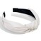 Leather Headbands for Women Knotted Fashion Women Headbands Creamy White Top Knot Headband for Girls Hairband for Women Hair Accessories