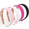 Headbands for Women Non Slip Trendy Valentine's Day Headbands for Women's Hair 1 inch Wide Cute Headbands for Girls, Pink Head Bands Elastic Hair Bands for Women's Hair Fashion Women Hair Accessories