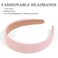 Headbands for Women Non Slip Trendy Valentine's Day Headbands for Women's Hair 1 inch Wide Cute Headbands for Girls, Pink Head Bands Elastic Hair Bands for Women's Hair Fashion Women Hair Accessories