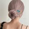 Honbay Fashion Long Hair Decoration Chinese Traditional Style Retro Tassel Alloy Blue Butterfly Hair Stick Hair Chopsticks Hairpin Chignon Pin