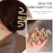 Hair Clip, Gold Irregular Waves, 1Pcs 4.52Inch Hair Claw Clips for Thin Thick Hair Accessories, Non-slip Head Clip, Elegant Hair Accessories