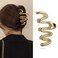 Hair Clip, Gold Irregular Waves, 1Pcs 4.52Inch Hair Claw Clips for Thin Thick Hair Accessories, Non-slip Head Clip, Elegant Hair Accessories