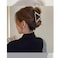 Triangle Hair Claw Clip Hollow Triangle Hair Clips Medium Metal Hair Claw for Women Girls Non-Slip Strong Grab Clips Shark Barrette Hair Clamps Hair Accessories for Thick Hair(Silver)