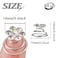 84 Pcs Spiral Hair Pins Hair Gems Rhinestone Hair Screws Twister Flower Hair Decorations for Women Wedding Bridal Prom