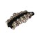 Pearl Banana Clips,Crystal Rhinestone Hair Clip Cute Hair Claw Clips Vertical Clip Ponytail Holder Jaw Clips Barrette Hairpin for Women Hair Jewelry(coffee)