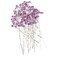 AKOAK 20 Pcs U-shaped Butterfly Rhinestone Hair Clip Crystal Hair Accessories Rhinestone Wedding Hair Clip for Bridal Wedding Party Girls (Light Purple)