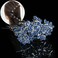AKOAK 20 Pcs/Lot Women Wedding Bridal Clear Crystal Rhinestone Butterfly Hair Pin Clips Hair Accessories Jewelry Barrettes Headwear（Blue）
