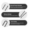 100 PCS Invisible Wave Hairgrip U Shaped Hair Pins Kit Large Heavy Duty Crinkled Hair Pins for Women and Ballet Bun with Box (2.4 in, Black)