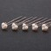 WILLBOND 18 Pcs Pearl Hair Pins Bridal Wedding Hair Accessories Crystal Bobby Pin for Brides Bridesmaids Flower Women Girls(Rose Gold)