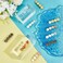 UNICRAFTALE Hair Barrettes Settings - 20Pcs 5 Colors Brass Blank Metall Hair Clips with Glass Cabochons for DIY Resin Barrettes and Women's Headwear Accessories