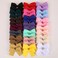 40pcs toddler girls hair bow clips mixed 20 colors satin 3.5 inch cute tail hairbow hairpins for kid