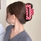 AIUPUOC Valentine's Day Heart Hair Clips for Women - Pink, 1 Count (Pack of 1)