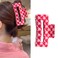 AIUPUOC Valentine's Day Heart Hair Clips for Women - Pink, 1 Count (Pack of 1)