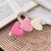 Valentine Heart Hair Styling Accessories: Large Matte Pink Hair Claw Clips, French Barrette for Women and Girls, Non-Slip Hairpins for Thick Hair (1pc)