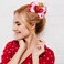 Valentine Hair Clips Bow knot Red White Heart Sequin Hair Pins Head wear Cute Bow Hair Barrettes Valentine Hairpins Hair Accessories for Girls Women Toddlers Hair Bows 2PCS