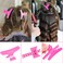 Hair Clips for Styling Sectioning 12 Pack Pink Hot Pink Purple Blue Butterfly Clamps Hair Claw Clips Pro Salon Hair Clips for Styling, Sectioning, Cutting and Coloring