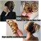 VinBee 2 Pack Large Hair Clips Matte Strong Hold Hair Claw Clip For Women Thick Hairs and Thin Hairs 4.13 Inch (Black+Amber）