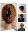 VinBee 2 Pack Large Hair Clips Matte Strong Hold Hair Claw Clip For Women Thick Hairs and Thin Hairs 4.13 Inch (Black+Amber）