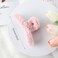 VinBee 4 PCS Faux Fur Hair Clips Large Plush Hair Catch Barrette Jaw Clamp for Women Girls Half Bun Hairpins for Thick Hair Cute Claw Clips Hair Accessories (4.5 Inch)