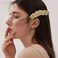 Kkjoy Mental Celtic Knot Protection Hair Barrettes Flower Hair Clip Gift for Women Girls Antique Silver