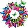 Boao 36 Pieces Butterfly Hair Clips Baby Girl Toddler Halloween Butterfly Clips Colorful Butterfly Barrettes 3D Wedding Hair Clips for Bridal Women Party Favors(Blue, Pink, Purple, Yellow, Green, Red)