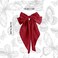 Red Hair Bows for Women Girls Big Silky Satin Bow Hair Clip Hair Ribbons Long Tail Hair Accessories